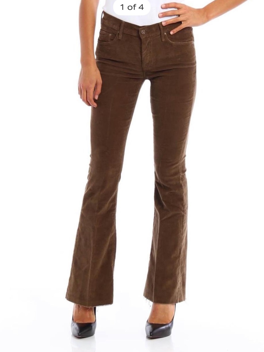 Mother - Weekender Fray jeans in Brown